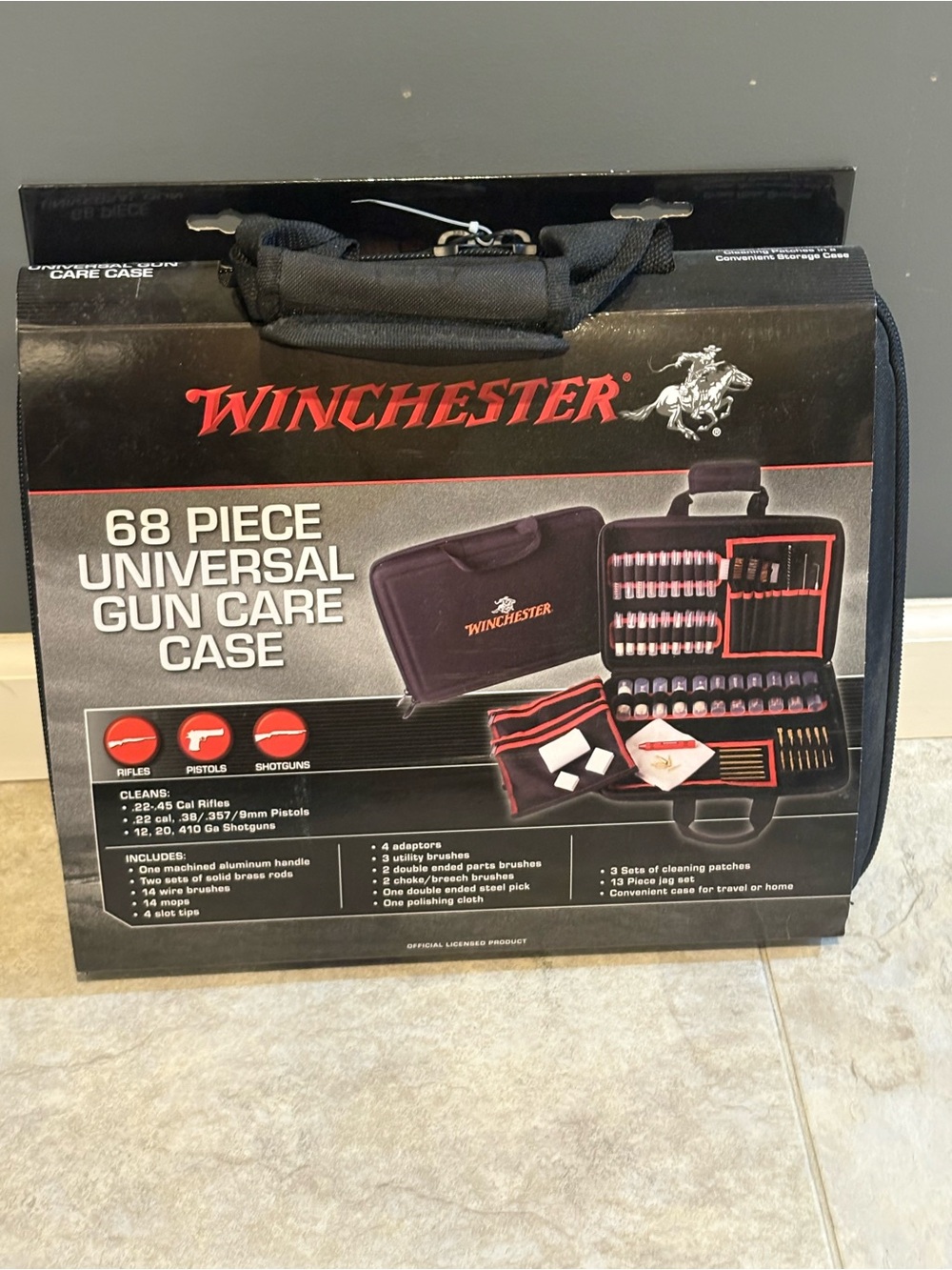 NEW! Winchester 68 Piece Universal Gun Care Case